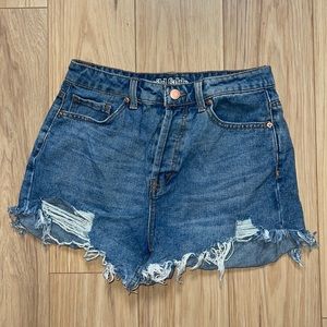 Wild Fable Distressed Button Fastened Shorts TBD Q